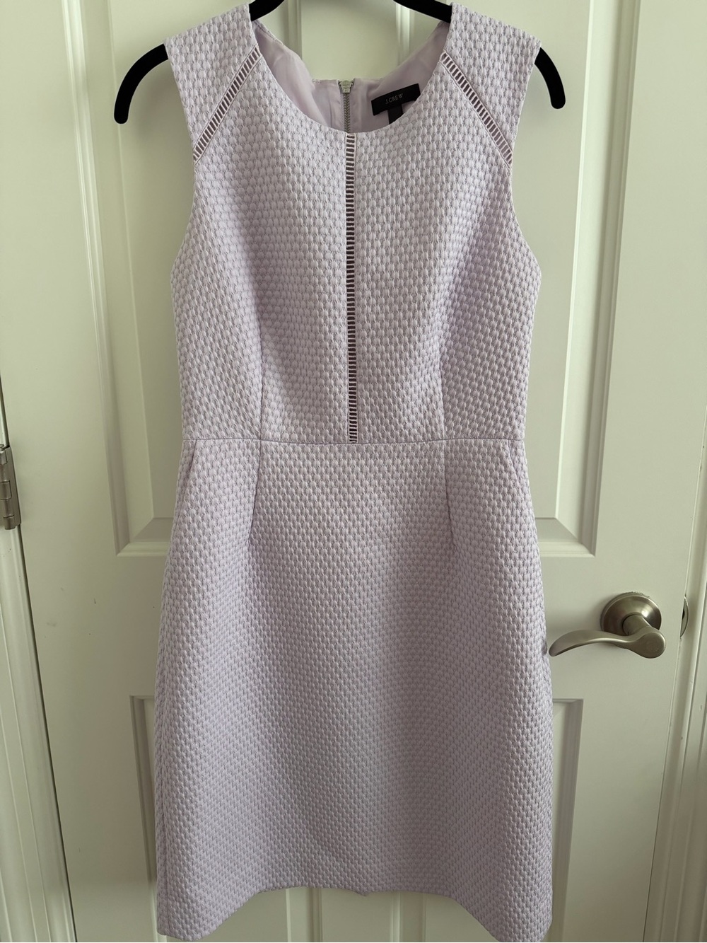 J. Crew Lilac Textured Sheath Dress